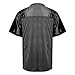 MESOSPERO Blank Football Jerseys for Men,Polyester Plain Football Shirt Pullover Sports Clothing S-3XL Black White Grey (#Blank Black, Small)