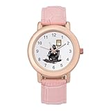 腕時計 面白い ゴリラ バンクシー Banksy レディース うで時計 Watch ウォッチ 箱入り 文字盤 が見やすい 可愛い ファッション 軽量 個性 薄型 革ベルト 学生 女性用 通学 通勤 成人式 新学期 プレゼント