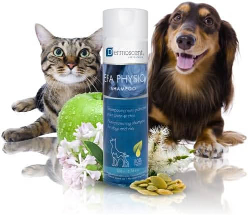Image showcasing Dermoscent EFA Physio Shampoo for Dogs & Cats - Gentle Natural ...
