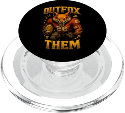 Cool Outfox Them Number 23 Game Day - Ventilador de ropa deportiva PopSockets PopGrip para MagSafe
