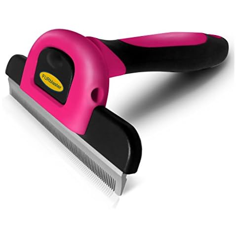 Deshedding Tool & Pet Grooming Brush for Small, Medium & Large Dogs, Cats & Horses, With Short to Long Hair. Dramatically Reduces Shedding In Under 10 Minutes Cover