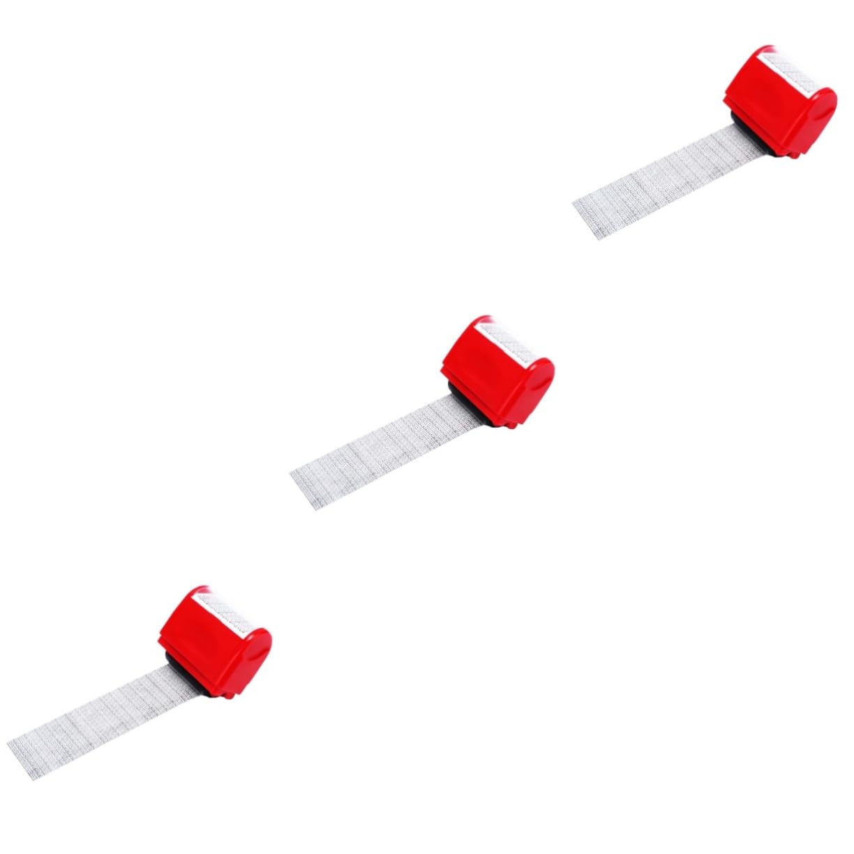 Tofficu 3pezzi Mini Roller Stamp Autoinchiostrante Per Privacy Timbro Di Sicurezza Per Documenti Riservati Protezione Della Privacy Ufficio Facile Da Trasportare e Utilizzare Buste