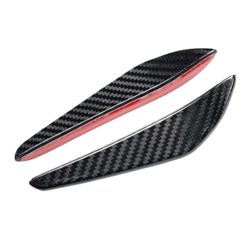 Alerón lateral divisor para Mustang 2024 en fibra de carbono auténtica