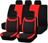 ►【Protezione Perfetta】: Il coprisedile dell'auto adotta un design a tutto tondo, che protegge perfettamente il sedile originale da fuoriuscite, sudore, sporco, macchie, peli di animali domestici, ed è resistente all'usura, agli strappi, ai graffi, non sbiadisce, è lavabile e riutilizzabile.