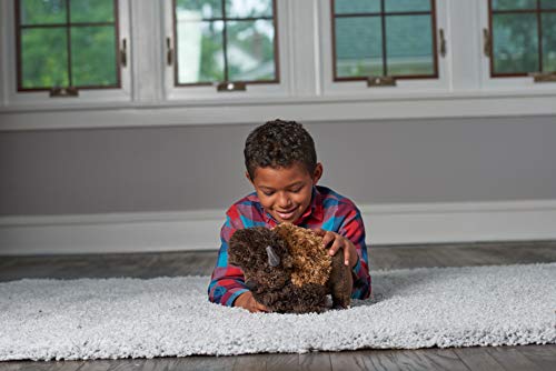 WILD REPUBLIC Cuddlekins Mini, Bison, Stuffed Animal Plush Toy, Gifts for Kids, 8 Inches