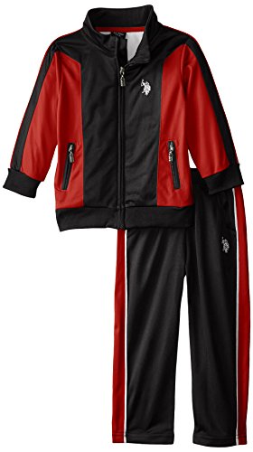 U.S. Polo Assn. Boys' 2 Piece Brushed Tricot Athletic Set