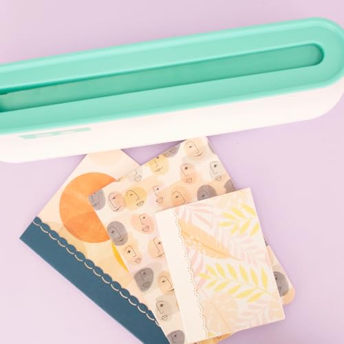 Craftelier Thermobindegerät mit 3 Binderücken in Farben, für Scrapbooking-Projekte, DIY-Tagebücher, Notizbücher, Dokumente oder Fotoalben, Kapazität von 200 Blatt