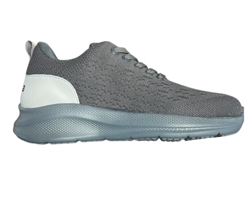 Image of Unisex Kids Sports Shoes | Lightweight Lace-Up Sneakers | Breathable Mesh Upper | Cushioned Sole | Comfortable Walking Running Casual Shoes for Boys & Girls