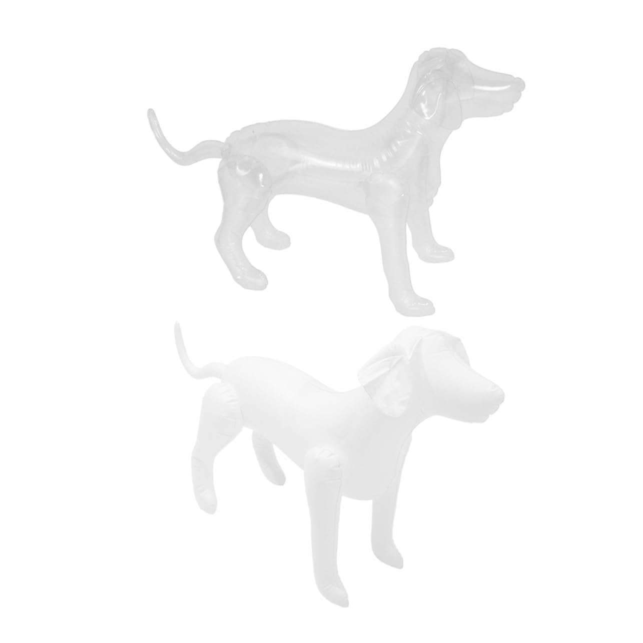 Peluche teckel dalmatien PVC et jouets gonflables pour chiens d'exposition