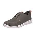 Leder Clarks Herren Step Urban Mix Sneaker, Grün (Khaki), 46 EU