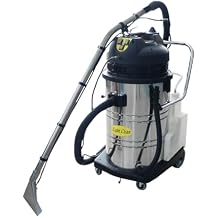 60L/15.85gal Commercial Carpet Cleaner, Wet Dry Vacuum Cleaner Portable Carpet Cleaning Machine, 110V 2110W Sofa Curtains Vacuum Extractor Dust Cleaner Collector -60LTwo Packages