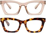 Readers pour les femmes - Lunettes de lecture style Stylis avec blocage de la lumière bleue et charnière de printemps