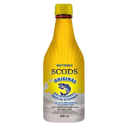 Scods Oleo De Figado De Bacalhau Nutriex 400ml