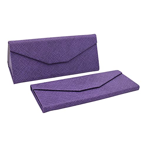 Image of Real Sic Glasses Case for Men and Women - Magnetic Folding Hard Shell Sunglass Holder - Inspired by Solid Color