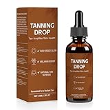 2026 Neu Trinkbare Bräunungstropfen, 60ml Bräunungstropfen zum Trinken, Selbstbräuner tropfen für Gesicht und Körper, Sunless Tanning Drops für natürliche Bräune, Schnelle Bräunung (1 Flasche)
