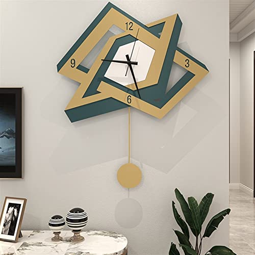Horloge murale moderne 3D maison avec mécanisme silencieux créatif - 7