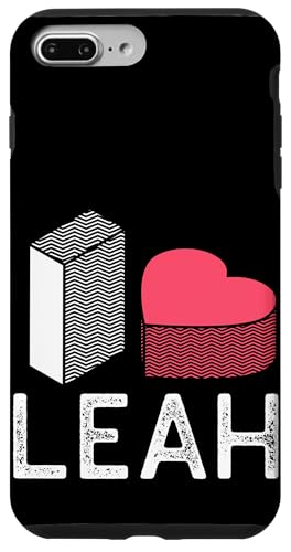 I Love Leah ���O���胊�[�t �J�X�^�}�C�Y�� �X�}�z�P�[�X iPhone 7 Plus/8 Plus �p