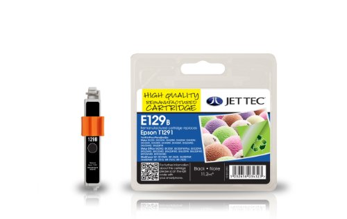 Jet Tec Compatible Ink Cartridge for Epson T1291 - Black