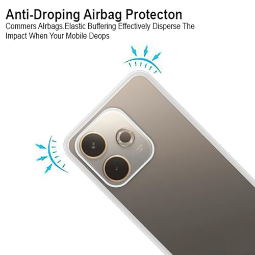 Image of COVERBLACK Soft Rubber Silicon Clear Case Back Cover for Compatible Model with Oppo A5 Pro 5G - Transparent