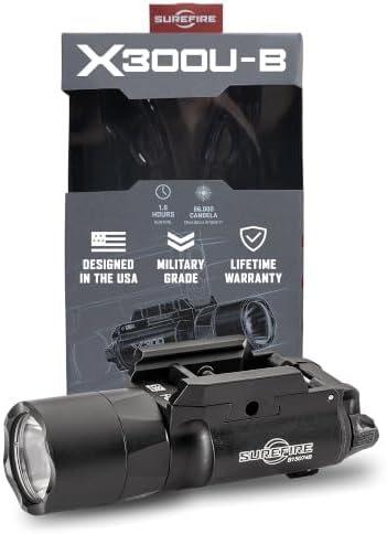 SureFire Weaponlight LED - X300U-B 1,000 Lumens 11,300 Candela - Black