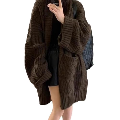 Womens Cardigan Oversized Long Cable Knit Sweater Fall Winter women's cardigan