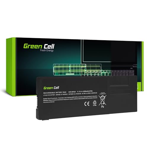 Green Cell Batterie Sony VGP-BPS24 VGP-BPL24 pour Sony Vaio PCG-41213M PCG-41214M S13 SVS1312Q9ES SVS13A1U9ES SVS1312G3EW S15 SVS1512X9EB SVS1512Z1ES VPCSE1E1E...