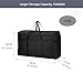 100L Extra Large Moving Bags Foldable Duffle Bag for Travel & Storage with Zippered Pockets Lightweight/Durable Nylon Material, Large Capacity Moving Bags(Black-M)