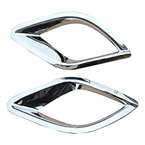 New 2pcs Chrome Rear Fog Light Lamp Frame Cover Trim Emblems For Mazda CX-5 CX5 2013 2014 2015 2016