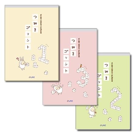 Amazon Co Jp 空間認識力が育つ 七田 しちだ 式 つみきプリント 3冊組 本