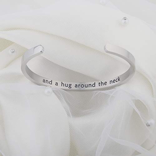 I Love You a Bushel and a Peck Cuff Bracelet Mother Daughter Bracelet Grandma Gift4