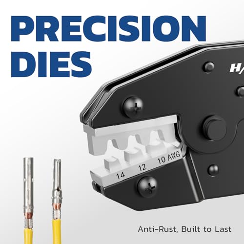 Image of haisstronica Crimping Tool for Solar Connectors, AWG 14 12 10