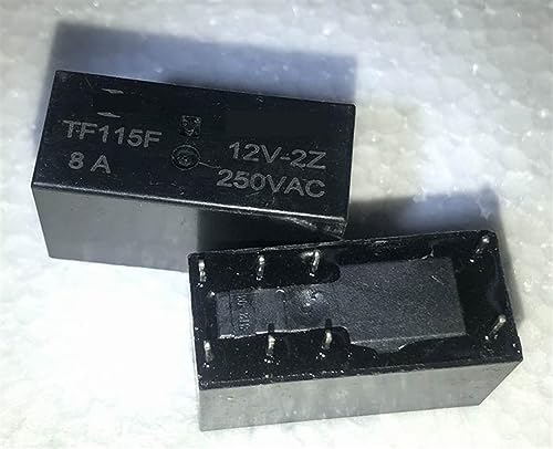 Relé TF115F 12V-2Z mini conmutador de 4 pines 8A para placas impresas PCB