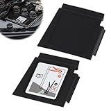 2 Stück Batteriepolabdeckung Pluspol, OE Number 5Q0971813A, Abdeckung Pluspol Autobatterie und Schutzkappe Batteriepol, kompatibel mit VW und Audi, Robuste Batterie Polabdeckung für Fahrzeuge