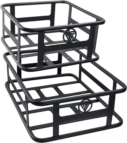 VITILAN U7 & U3 Large Front Basket and Rear Basket Ebike Bag Cargo Rack Hanging Bike Basket
