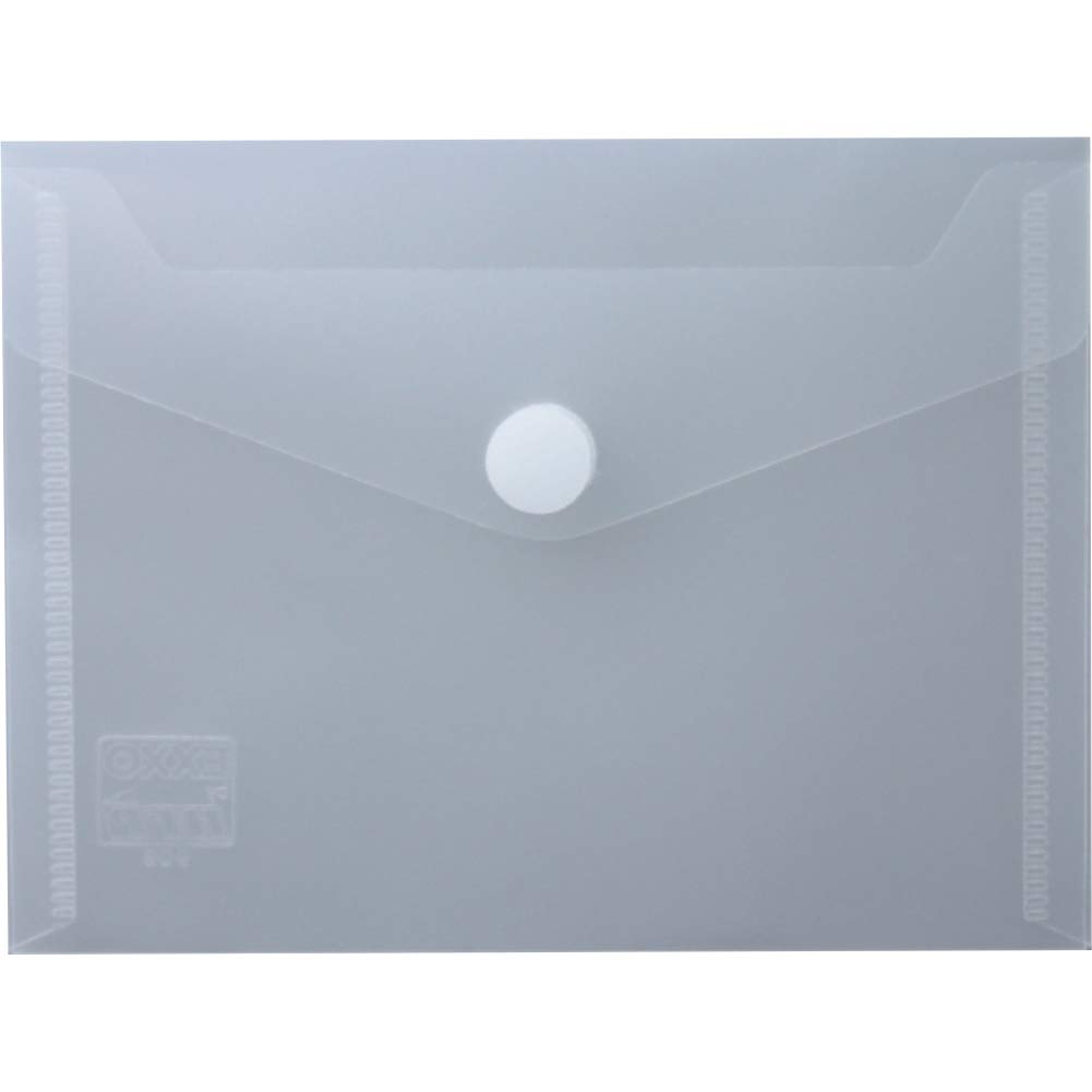 90861 - Sobre portadocumentos (cierre de velcro, A6, 10 unidades), transparente