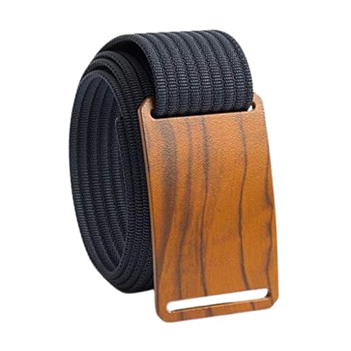 GRIP6 Olive Craftsman Belt: Durable Belts for Men & Women No-Hole, Nylon Tactical Belt for Work, Golf, Casual & Outdoor Use