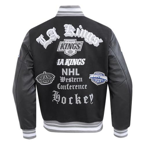 Image of Pro Standard Mens NHL Old English Varsity Jacket