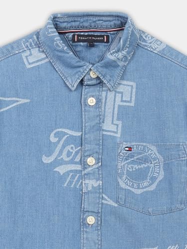 Image of Boys Checks Regular Fit Cotton Shirt