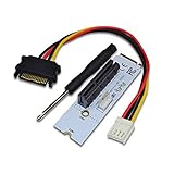 BGNing NGFF M2 to PCI-e 4X 1X Slot Riser Card M Key M.2 2260 2280 SSD Port to PCIE Adapter Converter...