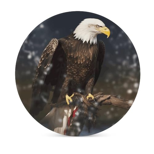 Dessous de verre aigle céramique, idée cadeau originale - 4