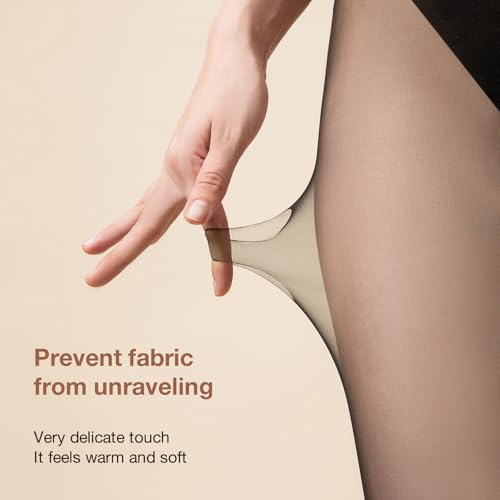2 Pairs Women's Sheer Tights, 1D Ultra Thin Soft Nylon Regular Panty Multicolour High Sheer Anti-slid Pantyhose4