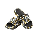 FOCO Damen NFL Team Logo Pillow Slides Sandalen, Floral