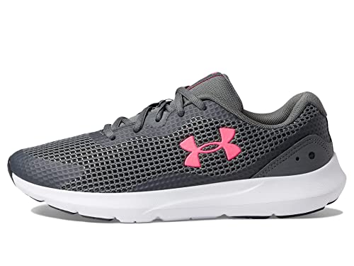 Image of Under Armour Surge 3 Sneakers for Women - Breathable Mesh Upper and Lace up Closure, Sturdy and Durable Shoes