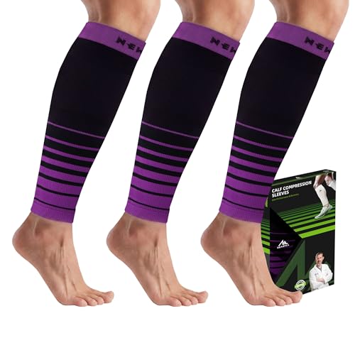 Image of NEWZILL Compression Calf Sleeves (20-30mmHg) for Men & Women Perfect Option to Compression Socks for Running Travel Nursing
