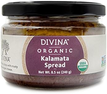 Divina Organic Kalamata Olive Spread, 8.5 Ounce