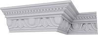 Ekena Millwork Endurathane Edinburgh Urethane Crown Moulding 4in H x 94.5in L - Lightweight, Durable, Factory Primed