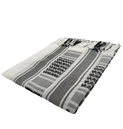 High-quality 100% cotton, breathable Tactical Scarf, Shemagh, Keffiyeh for men and women. Versatile outdoor accessory with durability and style Palestinian Scarf