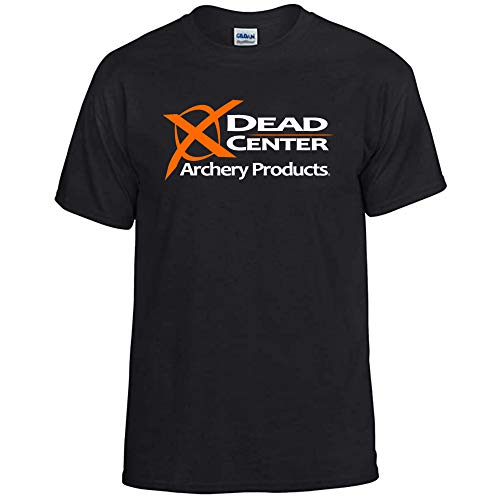 Dead Center Archery Products Logo T Shirt Short Sleeve Black (X-Large)