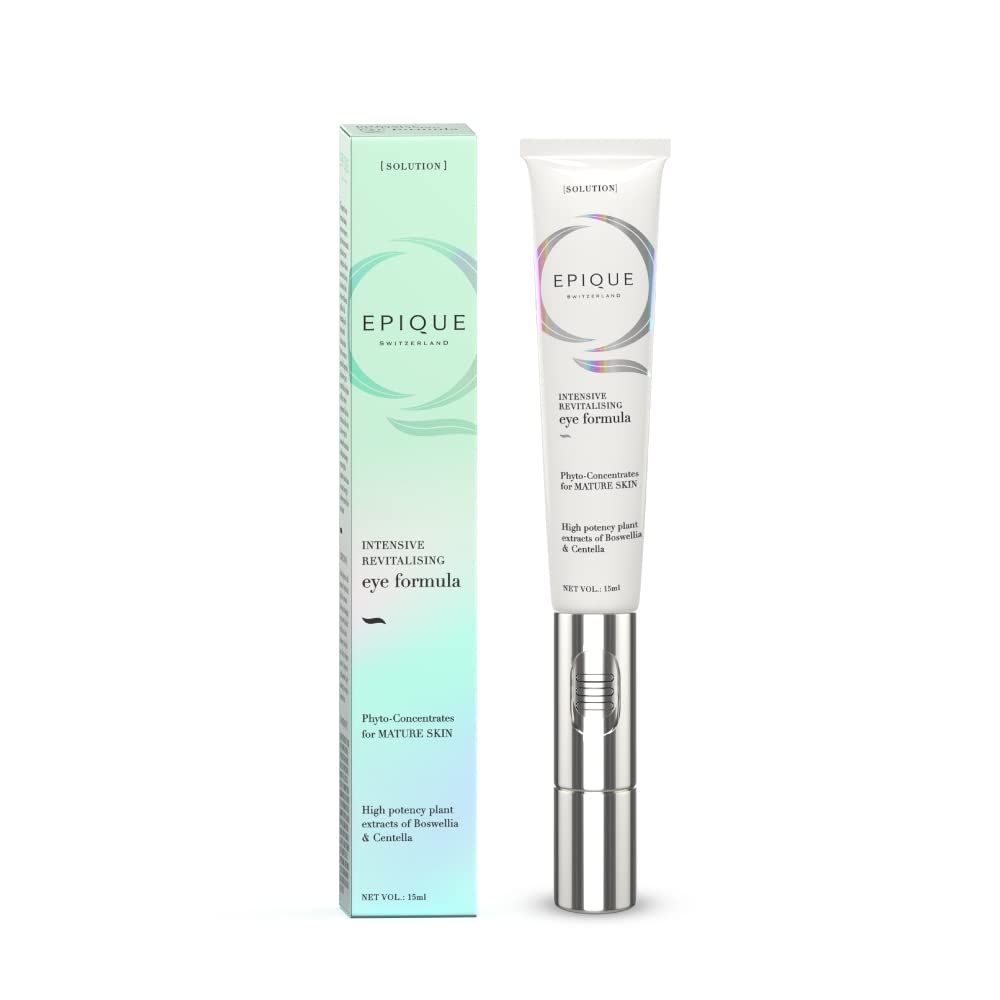 Switzerland Intensive Revitalizing Eye Formula|360° Restorative Eye Treatment with Cooling Microtip & Massager|Reduces Dark circles, Puffiness,Fine lines & Wrinkles-Dermatologically Tested (15 ml)