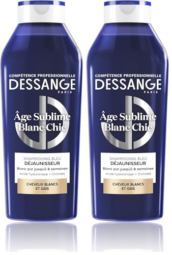 DESSANGE - Shampoing Bleu Déjaunisseur Âge Sublime Blanc Chic -
